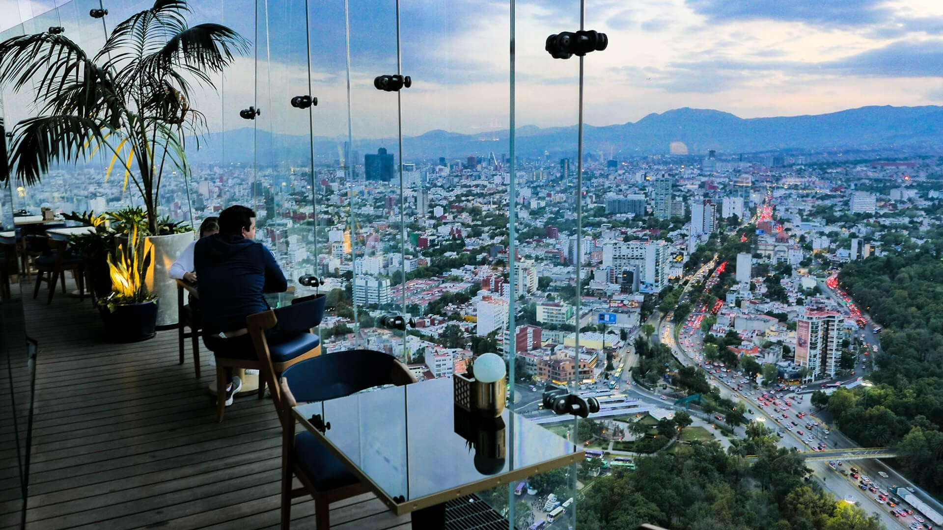 Ritz Carlton Rooftop. Interior Design Mexico